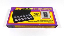 1988 Topps Baseball Gallery of Champions Aluminum Replica Cards Boxed Set (12)
