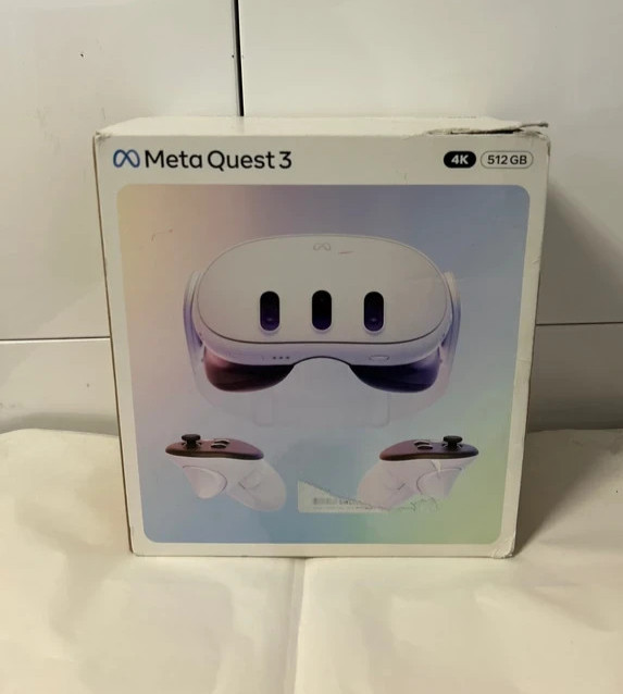 Meta Quest 3 512gb Standalone VR Headset -Used Couple of Times