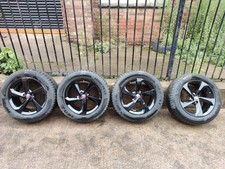 JAGUAR F-PACE X761 SET OF 4 19" ALLOY WHEELS WITH TYRES HK8M-1007-LB
