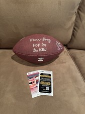 Marv Levy Bill Polian Signed Football JSA, Buffalo Bills W/ Many Inscriptions