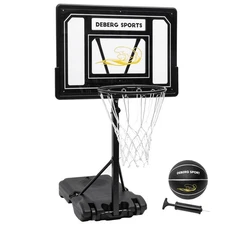 Swimming Pool Basketball Hoop Set Height-Adjustable Portable Pool Basketball ...