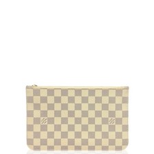Louis Vuitton Clutch White Blue Damier Azur ws012626k3