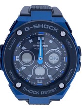 CASIO Solar Wristwatch G SHOCK Digital Analog BLK BLK