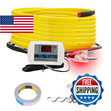 Cupohus Softer Heat Tape for Water Pipes 25FT, Self-Regulating Digital Display T