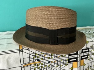 Vintage Cavanagh Hats New York APOSSE AD ESSE m Shwartz & Co Dress Hat Perfect