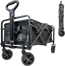 Camping Heavy Duty Folding Aluminium Hand Truck Trolley on Wheels Sack Cart
