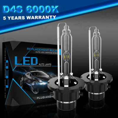 2X Brand New Genuine OEM Toshiba Harison D4S Xenon HID Bulbs Made in US
