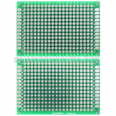10PCS Double Side Prototype PCB Tinned Universal Breadboard 4x6 cm 40mmx60mm FR4