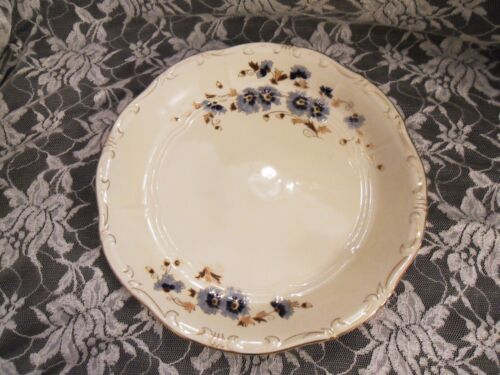 VINTAGE ZSOLNAY CORNFLOWER DECOR CAKE PLATE 9 "