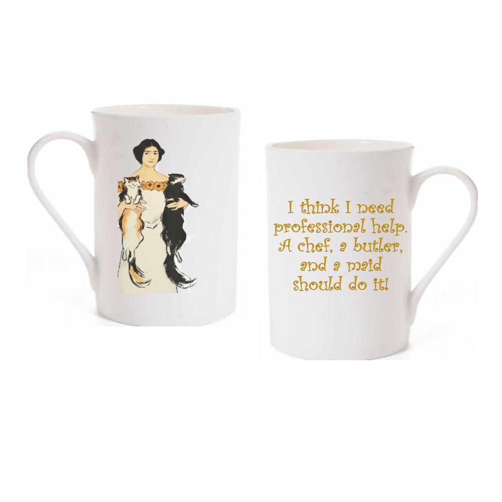 Adult Novelty Funny Porcelain 10 oz Mug 'I Think I Need Professional Help '