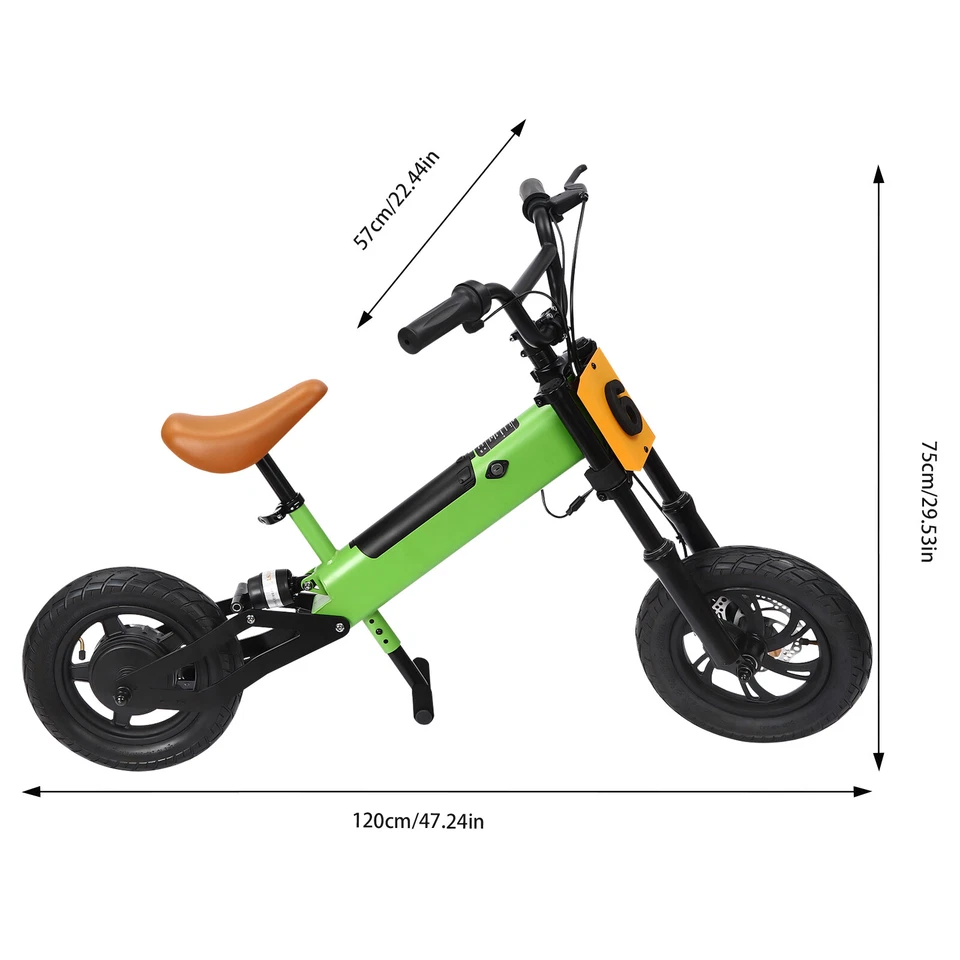 Kinder Laufrad Kinderlaufrad Fahrrad Kinderrad Elektro Rad Balance Bike 12 Zoll - Bild 2 von 4