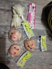 fibre craft doll heads vintage
