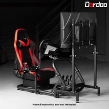 Dardoo Sim Racing Cockpit Or TV Stand Or Seat Fit Logitech G29 Thrustmaster Xbox
