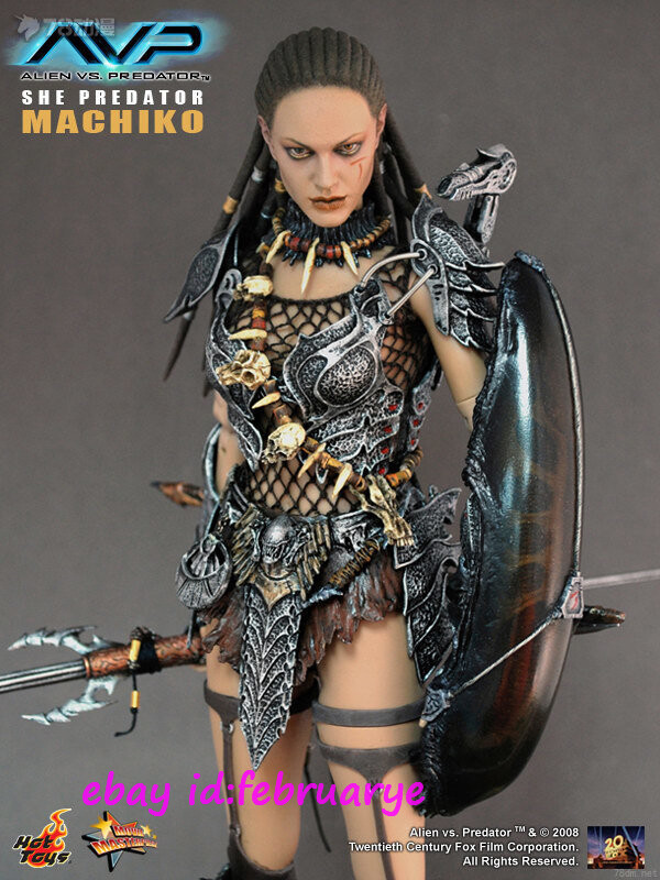 Hot Toys 1/6th Has001 She Predator Machiko Action Figures In