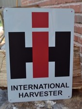 International Harvester Farming Tractor SIGN Agriculture Trucks Advertising Logo