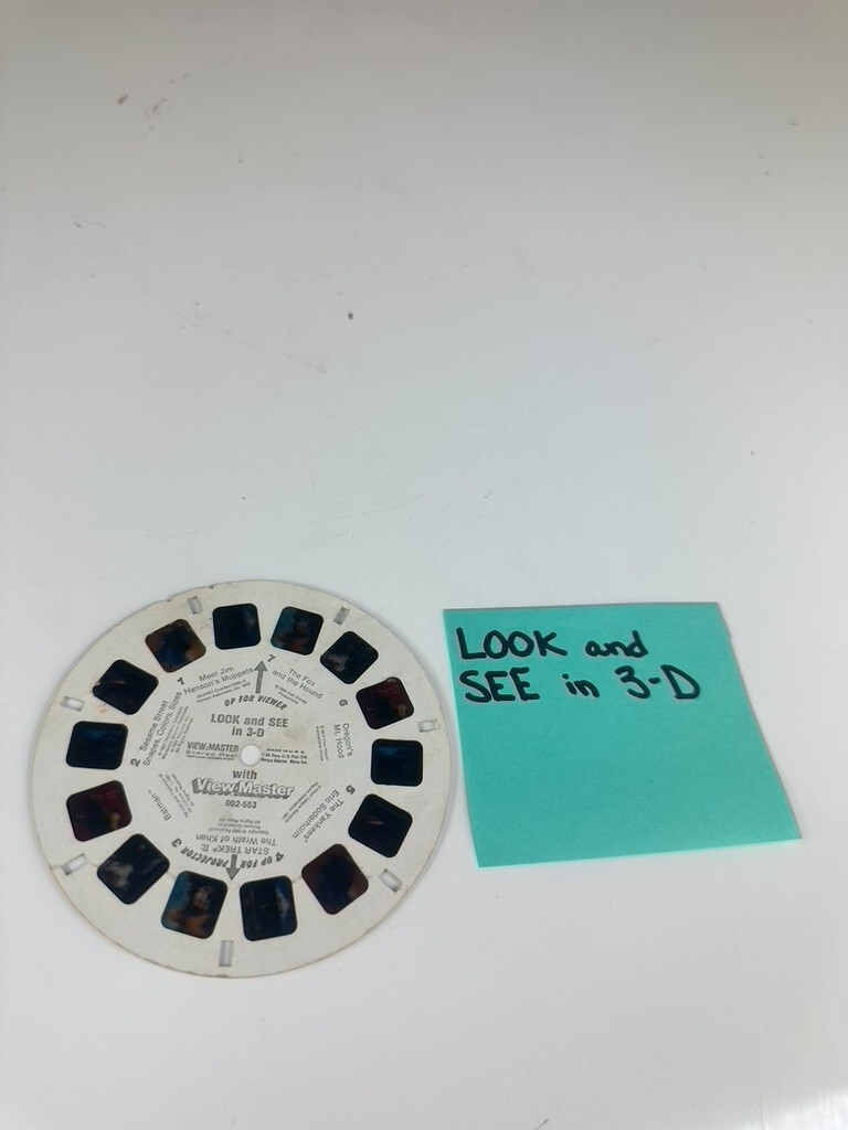 VTG Collectible original Look & See in 3D View Master 3D Reel