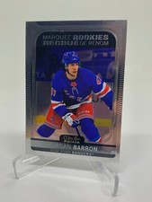 21-22 Morgan Barron  New York Rangers OPC PLATINUM MARQUEE ROOKIES 231