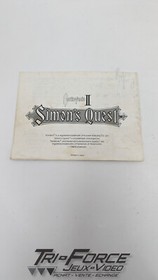 Castlevania II Simon&rsquo;s Quest NES Nintendo Instructions Manual / Booklet ONLY