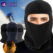 1/2 Pack Winter Fleece Warm Balaclava Hat Motorcycle Ski Neck Face Mask Hood Cap