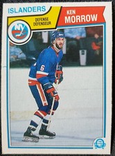 1983-84 Ken Morrow NHL New York Islanders O-Pee-Chee Card #13