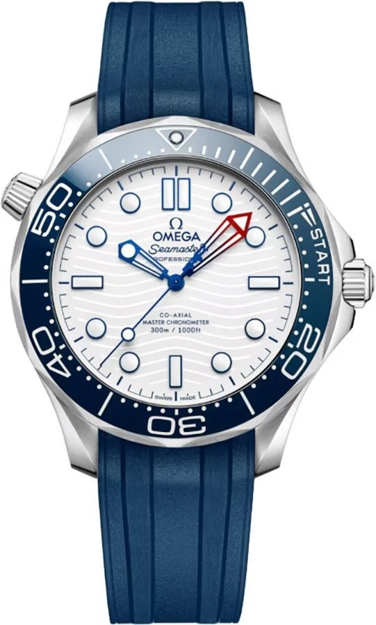 Omega Seamaster Diver 300M White Dial America's Cup Watch 210.32.42.20.04.002