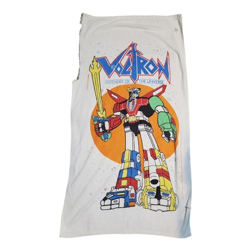 Vintage Voltron Strandtuch 1984 Defender Of The Universe Franco 80er - Bild 3 von 14