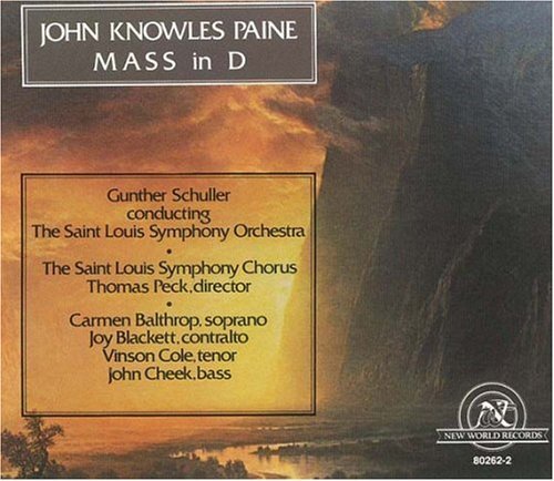 Mass in D (St. Louis So, Schuller) (CD) Album