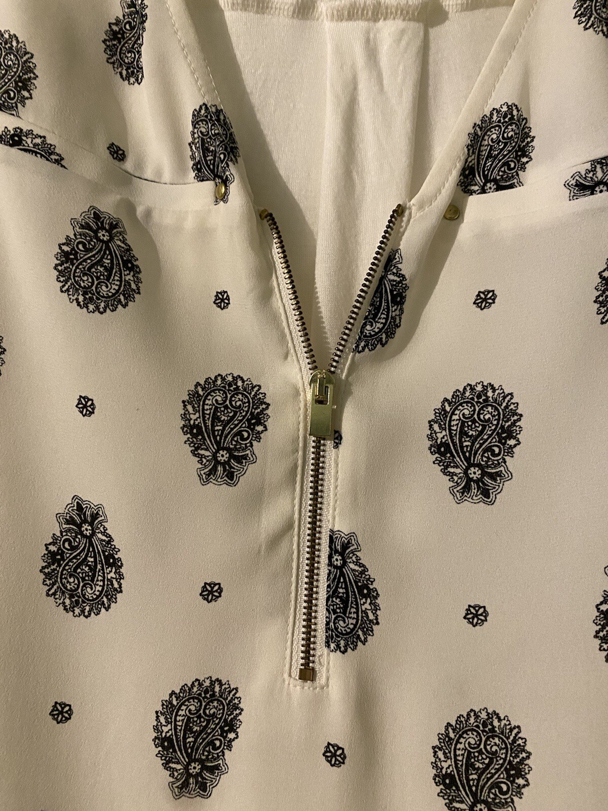 Express Patterned Sleeveless Blouse Size XS - image 2