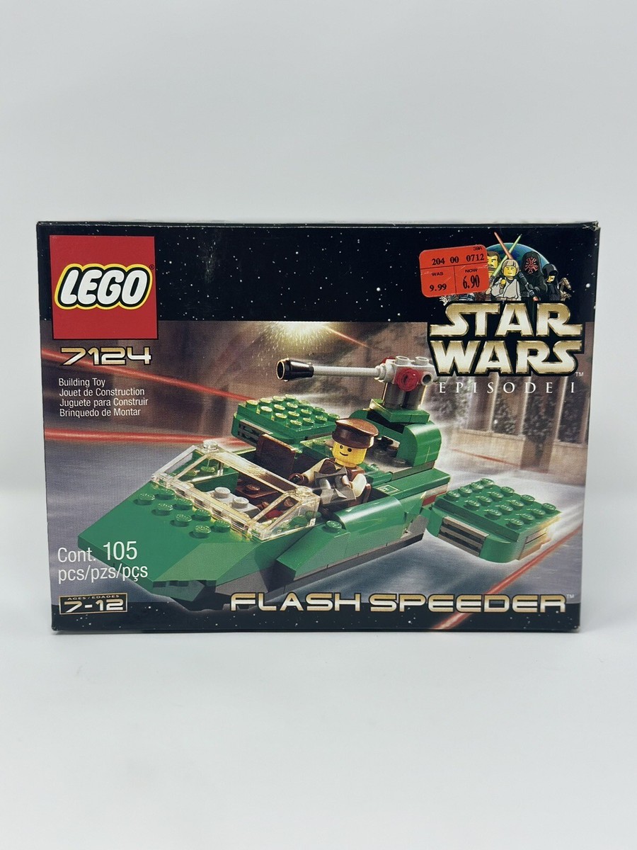 Lego Star Wars #7124 Flash Speeder 105 2000 Episode Vintage