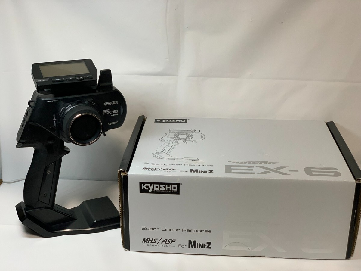 Kyosho Mini-Z EX-6 MHS/ASF 2.4GHz Transmitter KO PROPO | eBay Kyosho Mini-Z EX-6 MHS/ASF 2.4GHz Transmitter KO PROPO | eBay
