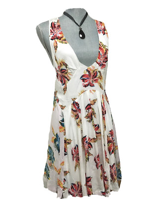 free people thought i was dreaming mini dress Free People Thought I Was Dreaming Mini Dress XS Floral BOHO MSRP $108