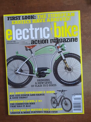 ELECTRIC BIKE ACTION MAGAZINE | February 2023 First Look Edition RP | eBay