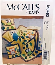 #M6482 McCalls Quili pillow throw home decor sewing pattern