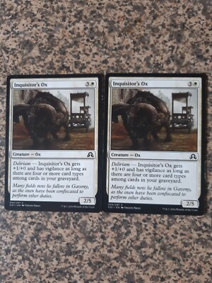 MTG 2 x Inquisitor's Ox - Shadows over Innistrad