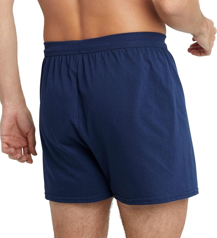 Hanes Men's ComfortSoft Underwear Boxers, Soft Knit MoistureWicking