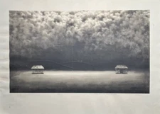 JORGE LOPEZ PARDO. Print. Serigraphy / cardboard. Contemporary Cuban Art.