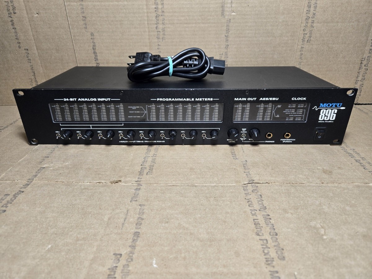 DTM・DAW MOTU 896 mk3 FireWire 896mk3 Overview