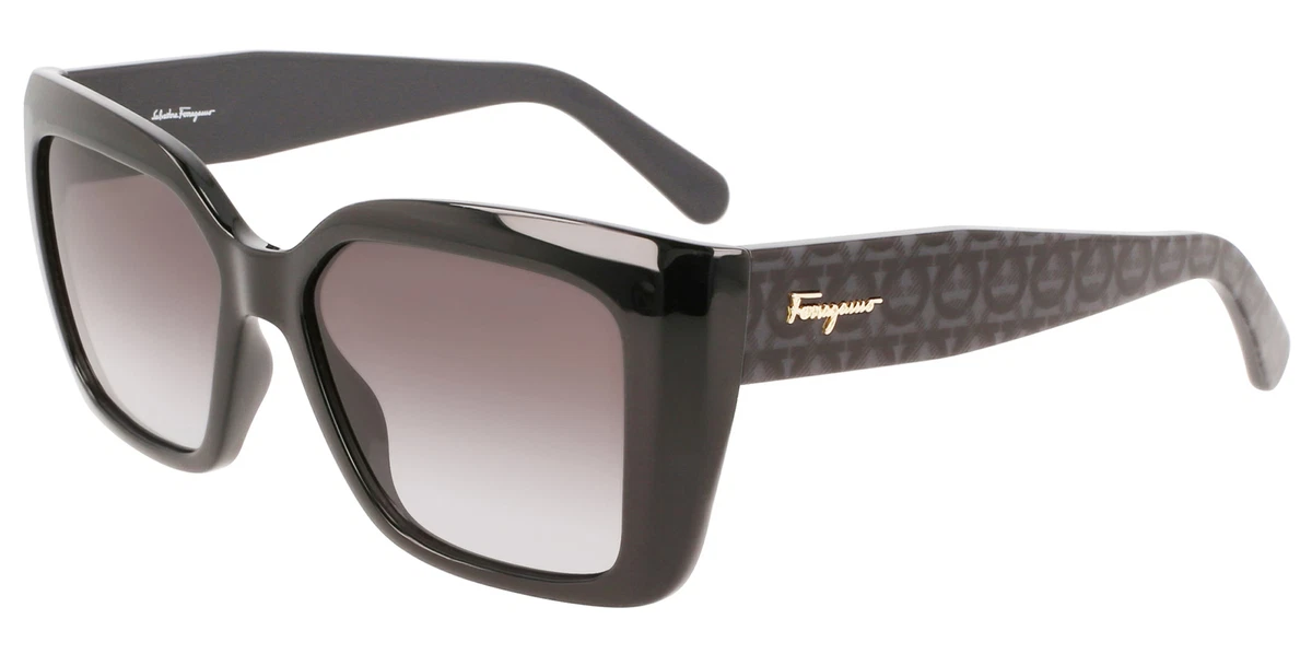 Salvatore Ferragamo Black Square Sunglasses for Women for 