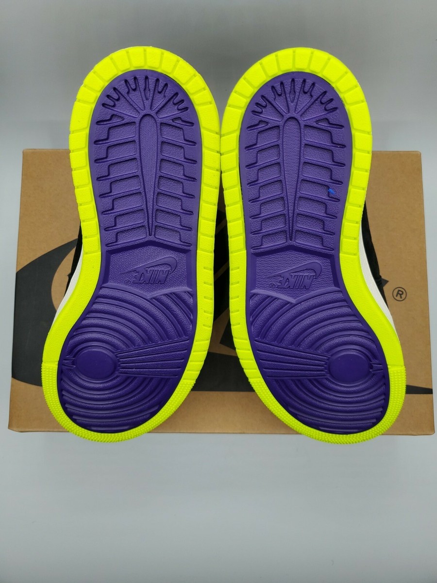Nike Air Jordan 1 One High Zoom Air CMFT Blk Lemon Venom