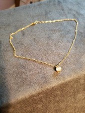 Necklace 16" Chain Pendant CZ...perfect first Necklace for little girl...light