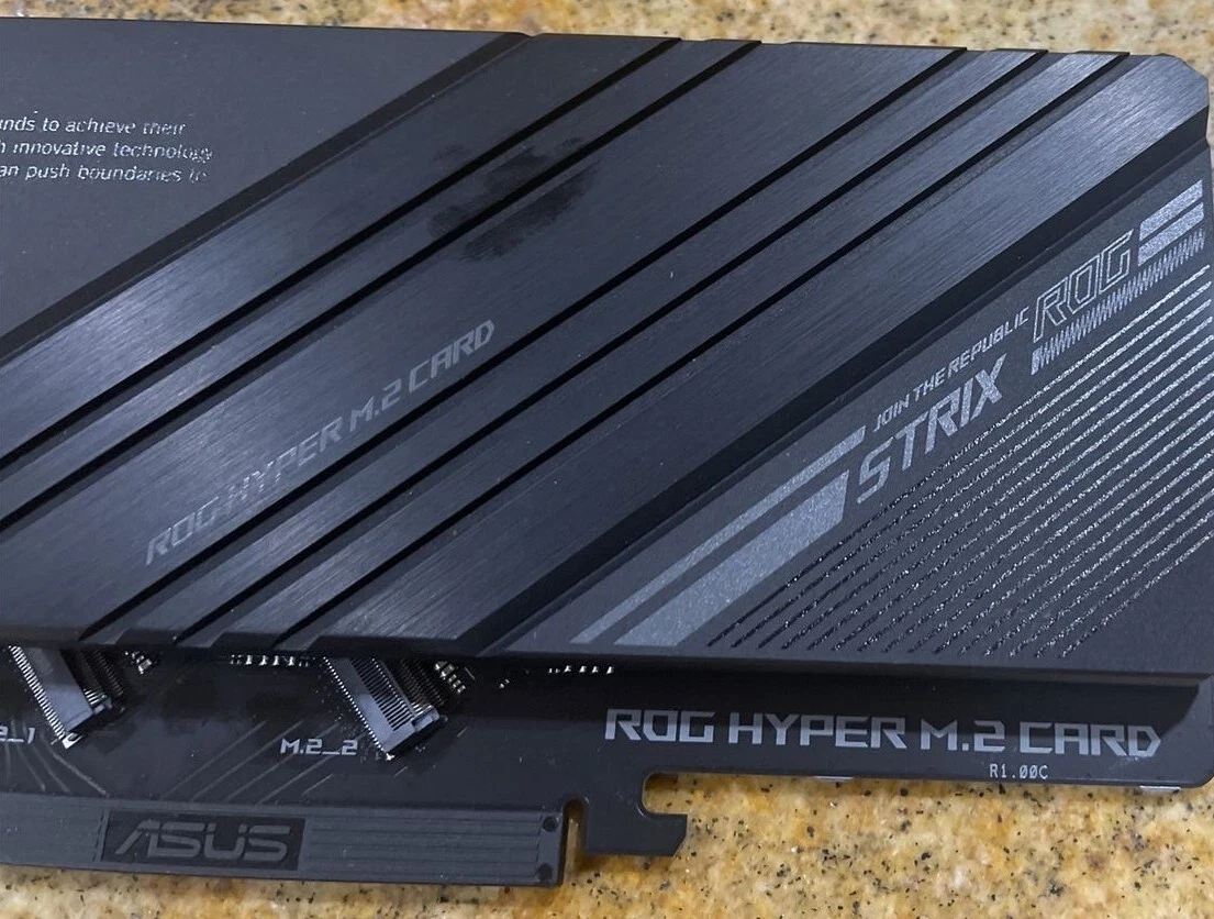 ASUS Hyper M.2 SSD Gen5 x16 expansion card announced, $79 price and up to 512 Gb/s bandwidth - VideoCardz.com : r/hardware