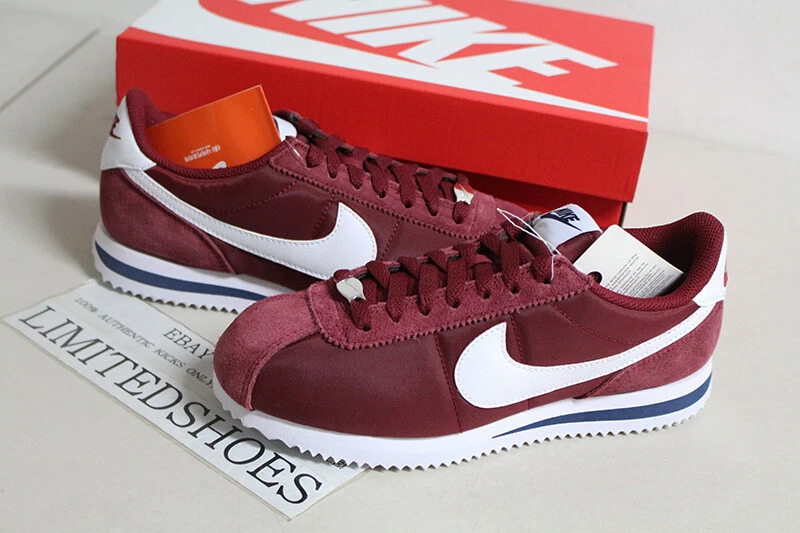 Nike cortez dark team red top