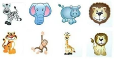 50 Zoo Animal Tattoos Party Favors Prizes Summer Birthday Gifts