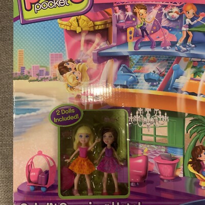 Polly Pocket Playset Spin N Surprise Hotel Playhouse Mattel Doll