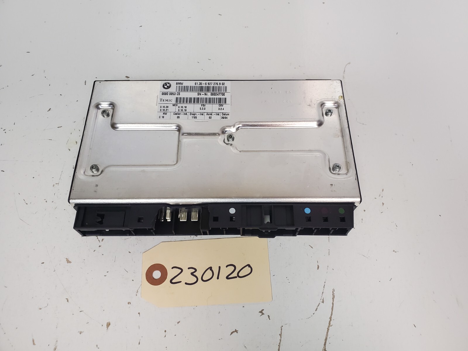 2004 BMW 760li Memory Seat Control Module 61356927276 OEM for sale 