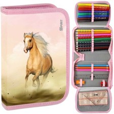Spirit Schüleretui Wild Horse 28-teilig Federtasche Federmappe Pferd Spirit Shop