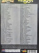 454 THE 50'S     6 CDGS CHARTBUSTER  KARAOKE  LOT VA