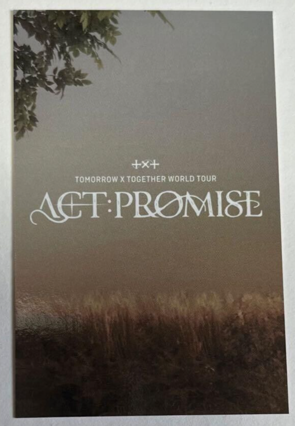 TXT MOA ZONE ACT: PROMISE ENCORE in Seoul Official Photocard | eBay