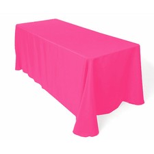 Tablecloth Rectangular Seamless 90x132 Inch By Broward Linens Variety colors