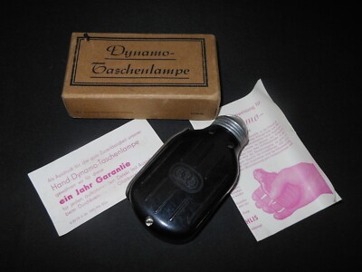 ＷＷ2 Deutsche Wehrmacht Dynamo-Licht WW2 German Wehrmacht Dynamo Feld Taschenlampe - FIELD FLASHLIGHT